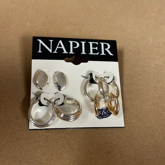 Napier Earring bundle 5 pair in gift boxes - Picture 2 of 10